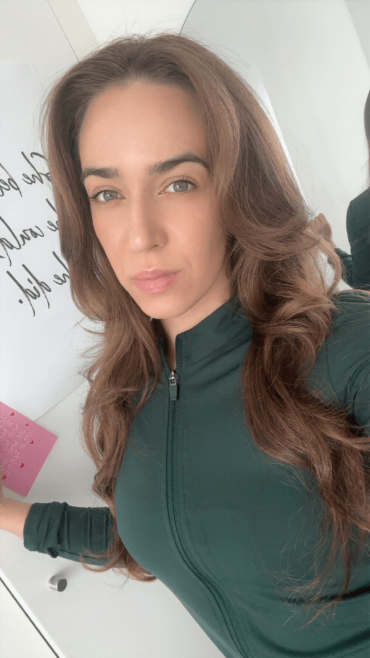 Kristina selfie at home